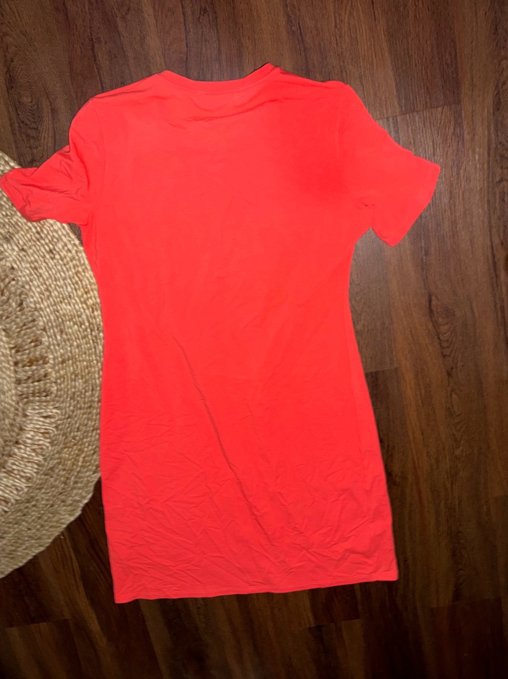 Theory coral tee shirt dress $198 L summer casual classic party preppy - Picture 4 of 6